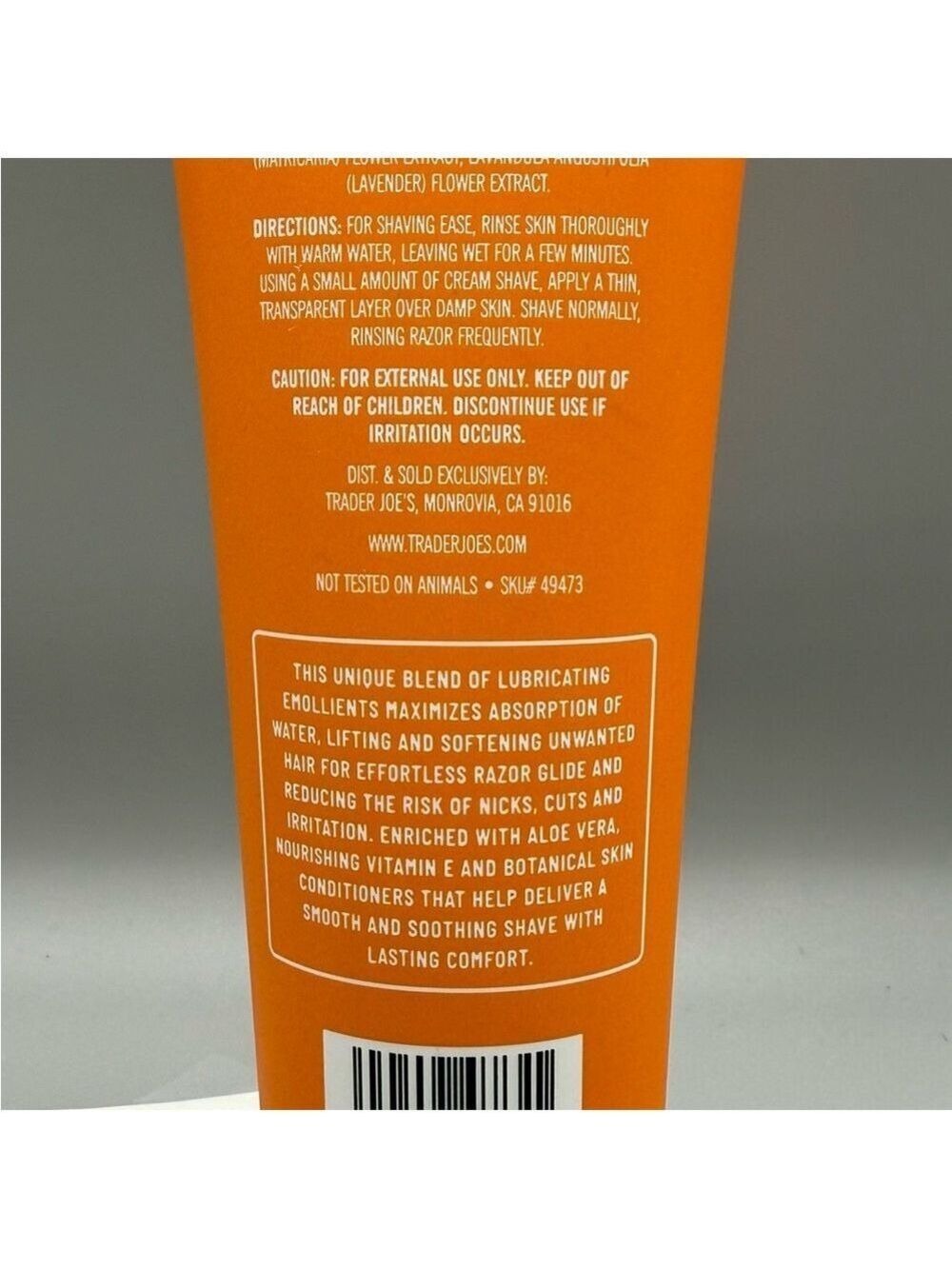 Trader Joe's Moisturizing Cream Shave Honey Mango/ 8 fl. oz./ NEW STOCK - Picture 4 of 4